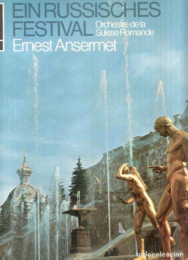 Libri antichi: Disco/Vinilo-LP: EIN RUSSISCHES FESTIVAL - Ernest Ansermet - Ernest Ansermet