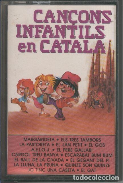 Libros antiguos: Cinta Casete: CANCONS INFANTILS EN CATALA - Varios