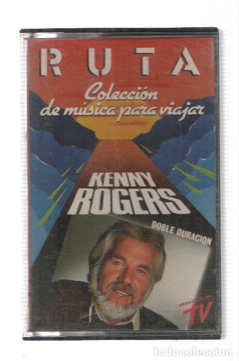Livros antigos: Cinta Casete: KENNY ROGERS - Coleccion RUTA, Musica para Viajar (Liberty 1985) - KENNY ROGERS