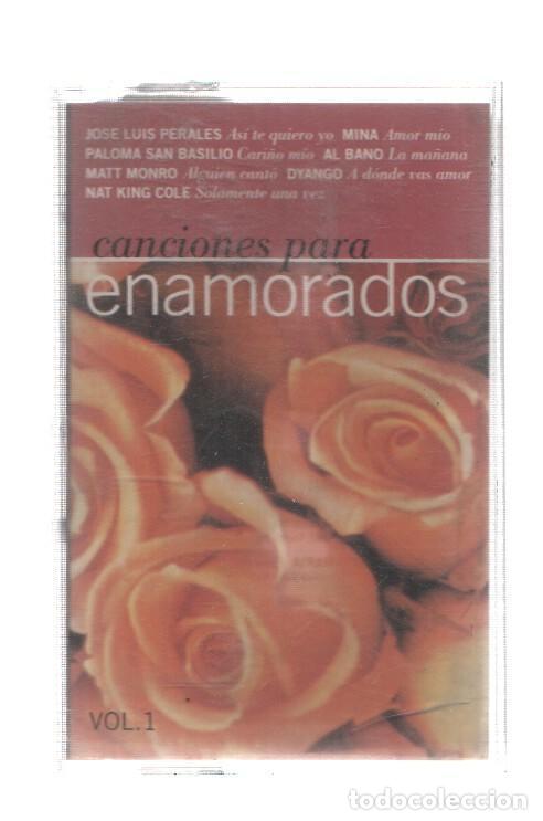 Libri antichi: Cinta Cassette: CANCIONES DE ENAMORADOS, Volumen 1 - Recopilatorio (Hispa Vox 1993) - Varios