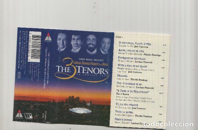 Libri antichi: Caratula Casete: THE 3 TENORS / LOS 3 TENORES - The Concert 1994 - THE 3 TENORS