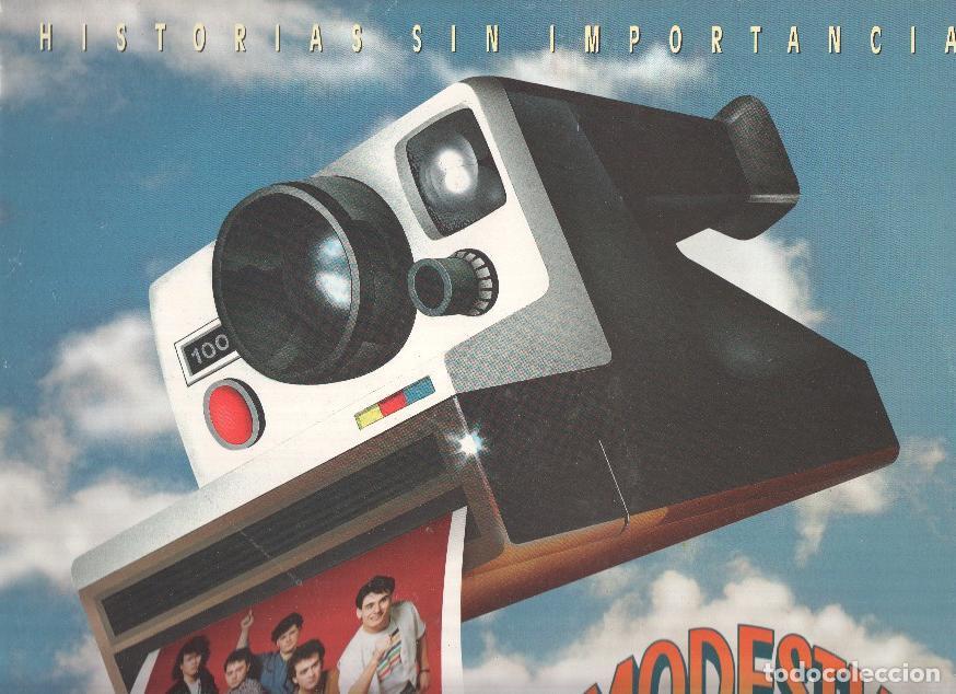 Libri antichi: Disco-LP 33rpm: MODESTIA APARTE - Historias sin importancia - Modestia Aparte