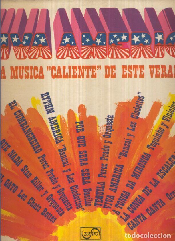 Libri antichi: Disco Vinilo LP 33rpm: VIVA AMERICA - La Musica Caliente de este Verano (Recopilatorio) - Varios