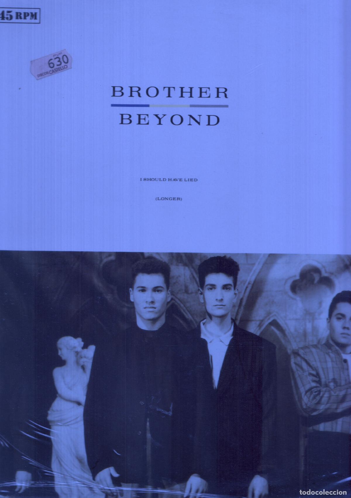 Old books: Disco Vinilo 45rpm: BROTHERS BEYOND - I should have lied - Brothers beyond