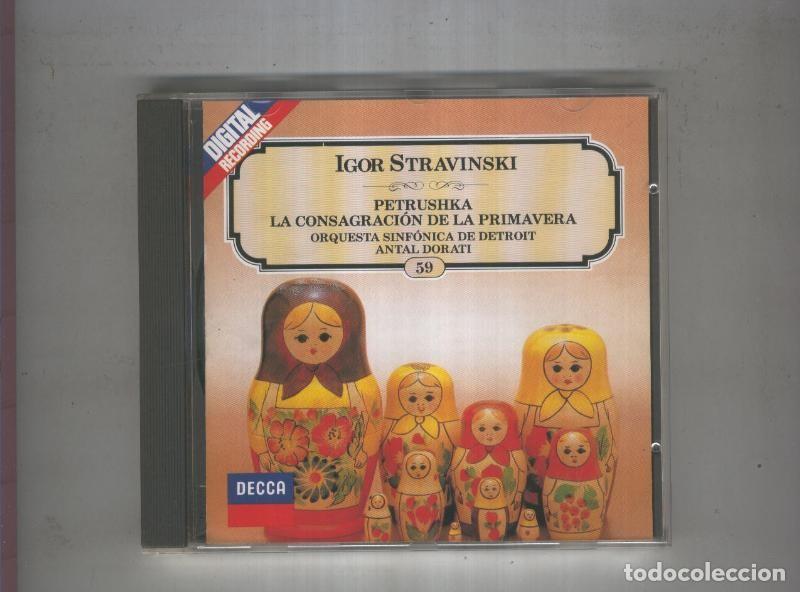 Libros antiguos: CD: STRAVINSKI DECCA numero 59 - VARIOS - Foto 1