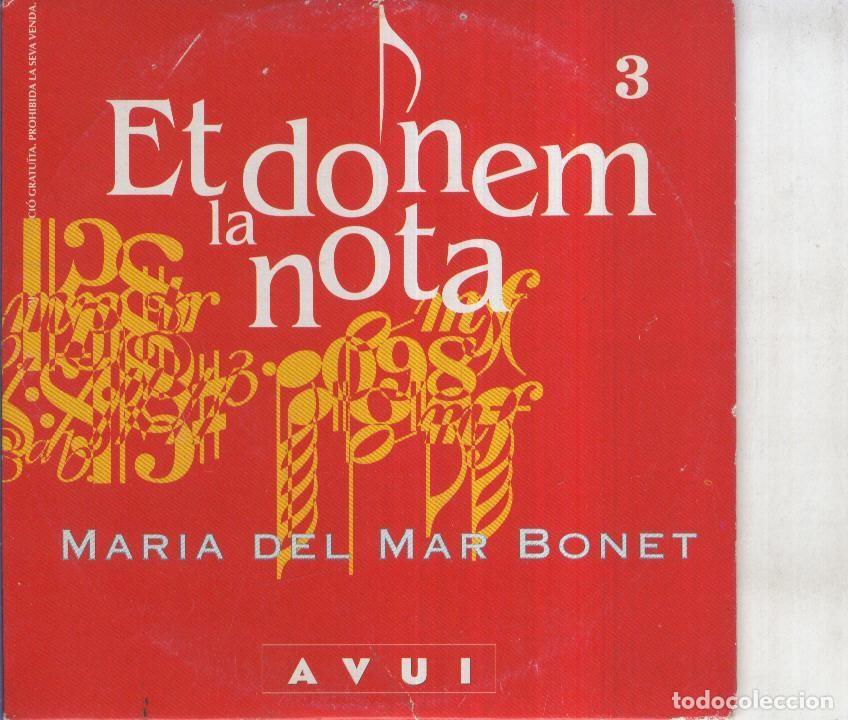 Libros antiguos: CD Musica: ET DONEM LA NOTA, Numero 03 - Maria del Mar Bonet (Diari AVUI) - Maria del Mar Bonet