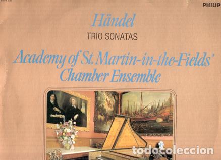 Libri antichi: Disco/Vinilo-LP: HANDEL - TRIO SONATAS (Academy of St. Martin in the Fields Chamber Ensemble) - Hand
