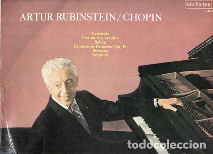 Libri antichi: Disco/Vinilo-LP: ARTHUR RUBINSTEIN / CHOPIN : Barcarola (RCA) - Chopin