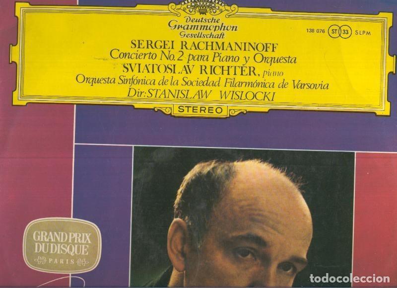 Libri antichi: Disco Vinilo LP: Deutsche Grammophon - RACHMANINOFF y RITCHER - Rachmaninoff