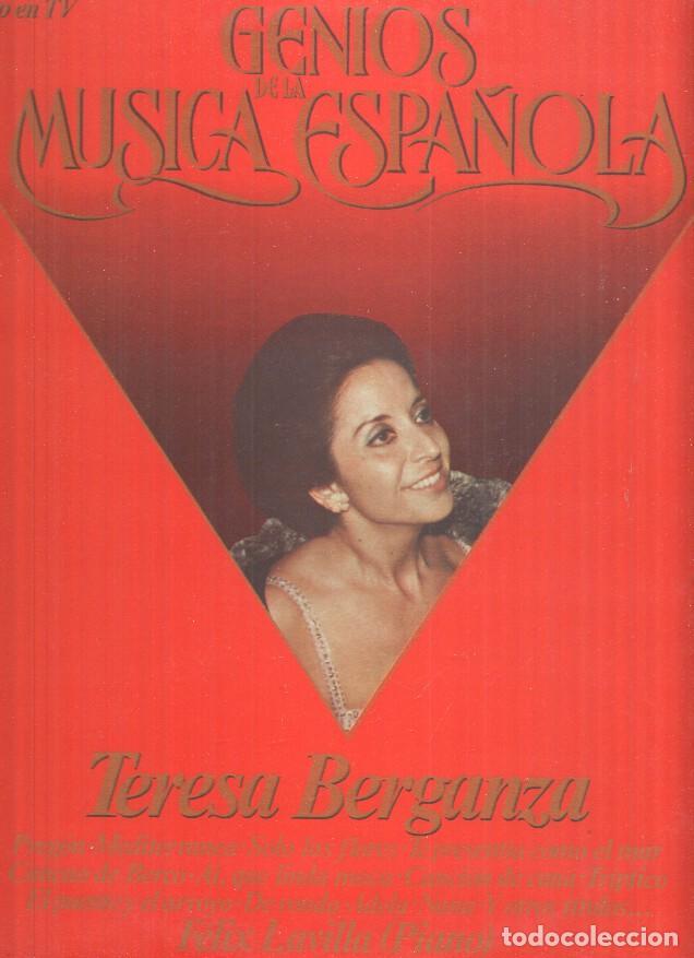 Libri antichi: LP: Teresa Berganza - Genios de la Musica Espa&ntilde;ola