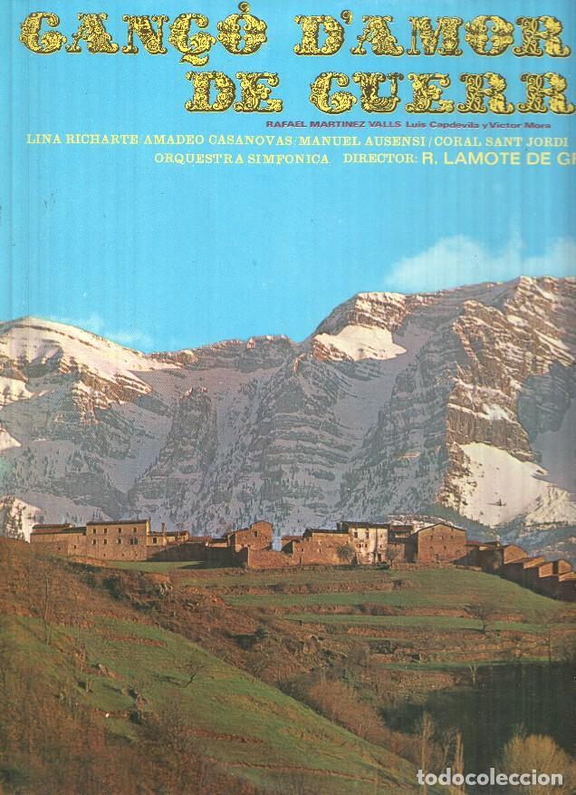 Libri antichi: LP: Canso de amor i de guerra, Rafael Martinez Valls, Lluis Capdevila y Victor Mora