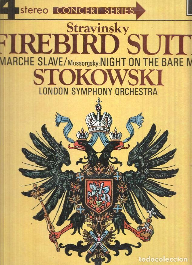 Libri antichi: LP: Stravinsky - Firebirds Suite - Stokowsky. Concert Series