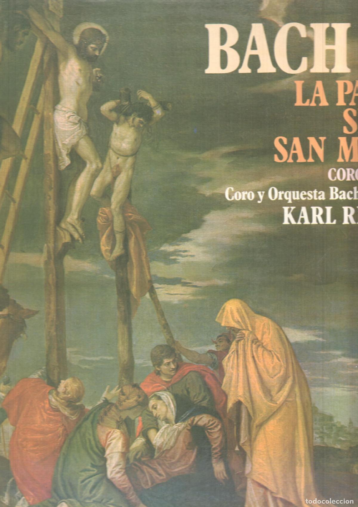 Libri antichi: LP: Bach, Coros y Arias de la Pasion segun San Mateo - Karl Ritcher