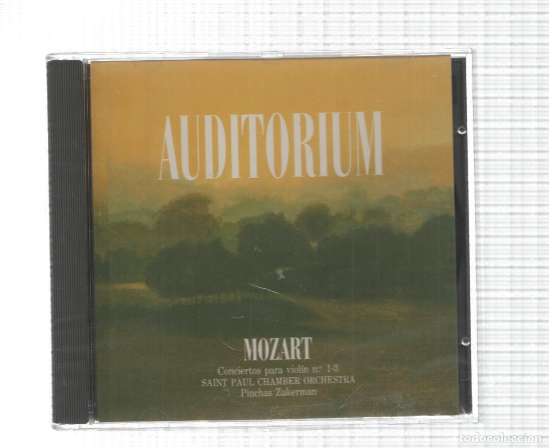 Libri antichi: CD: Sony Music: Auditorium. Amadeus Mozart. Conciertos para violin num 1 al 3