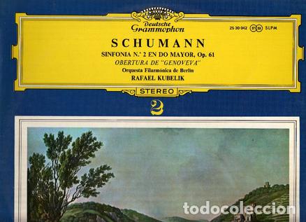 Livros antigos: Disco/Vinilo-LP: SCHUMAN - Sinfonia Numero 02 en Do Mayor Op.61 (Deutsche Grammophon) - SCHUMAN