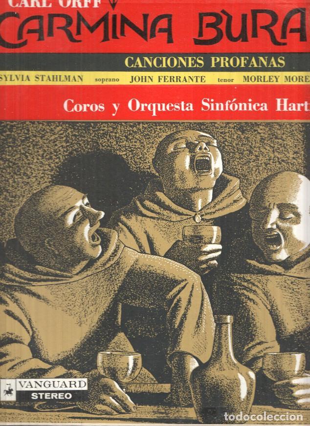 Libri antichi: LP: Carl Off - Carmina Burana, canciones profanas
