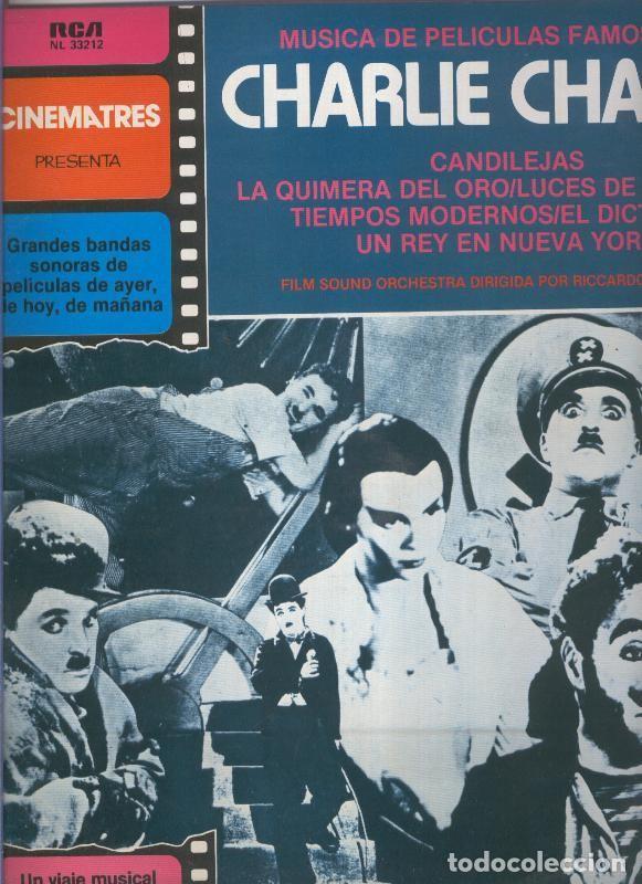 Livros antigos: Disco LP: Musica de peliculas famosas de Charlie Chaplin - Varios