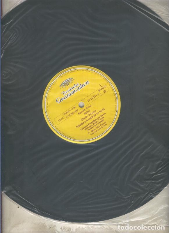 Livros antigos: Disco LP: Bolero de Ravel, Preludio a la fiesta de un fauno y el mar de Debussy - Varios