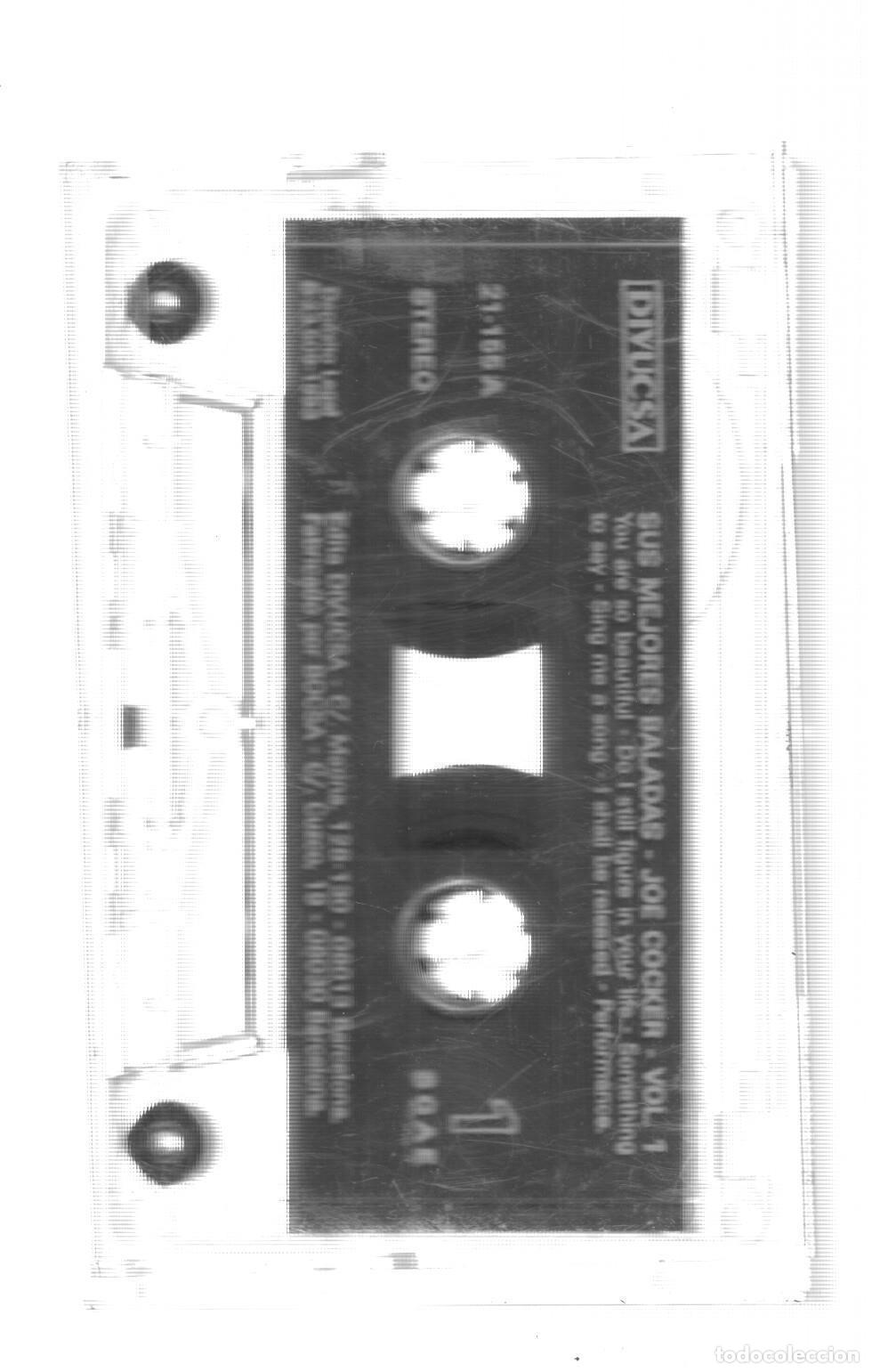 Libros antiguos: Cinta Casete: JOE COCKER - Sus Mejores Baladas, Volumen 1 (Divucsa 1993) - Joe Cocker