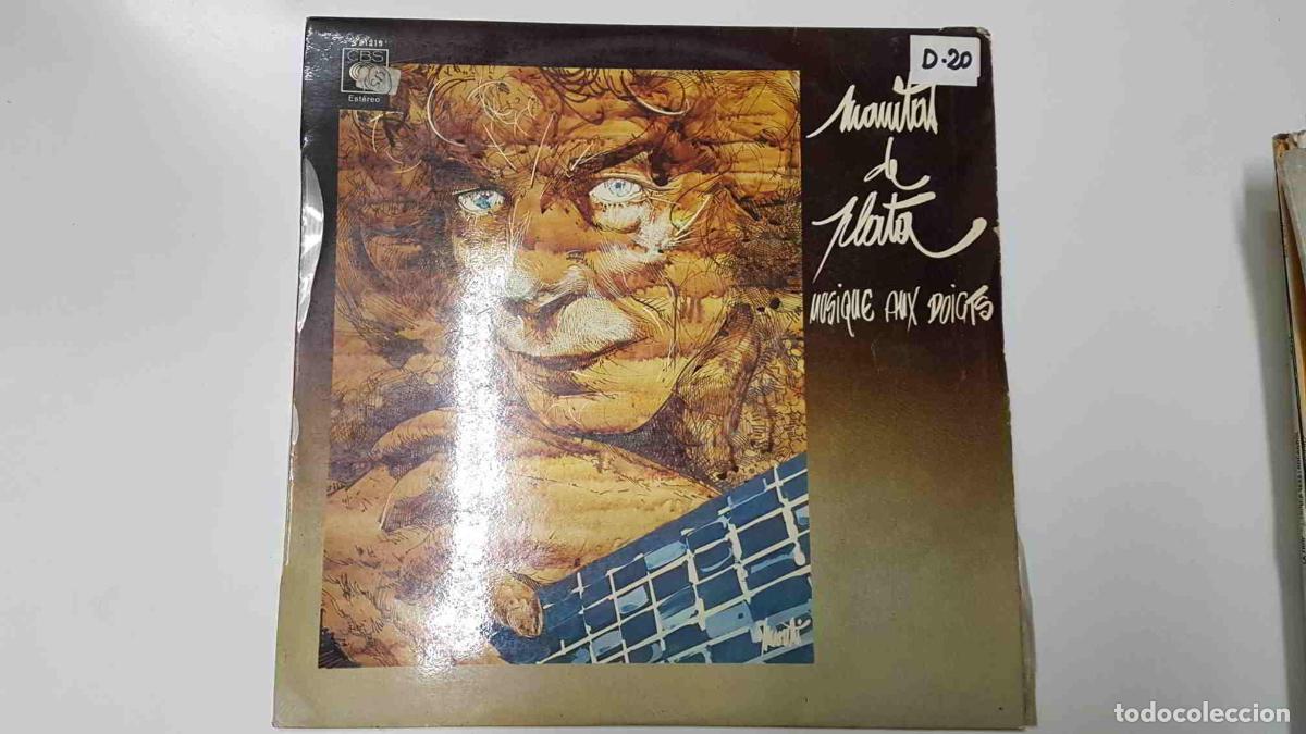 Livros antigos: LP: Musica en los dedos, Manitas de Plasta - Rumba del puente de los bannes, Las piedras del Rodano