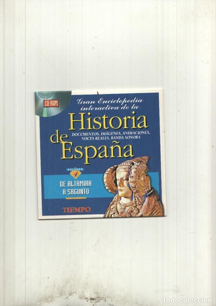 Libros antiguos: CD-Rom: Historia de Espa&ntilde;a volumen 04: De Altamira a sagunto - Varios