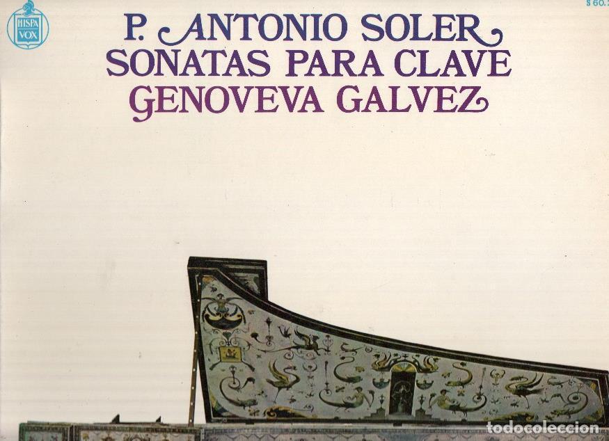 Old books: Disco/Vinilo-LP: P.ANTONIO SOLER: SONATAS PARA CLAVE (HISPA VOX) - Varios