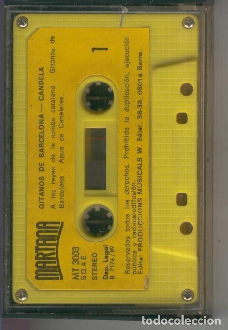 Livres anciens: Cinta Casete: GITANOS DE BARCELONA - Candela - Varios