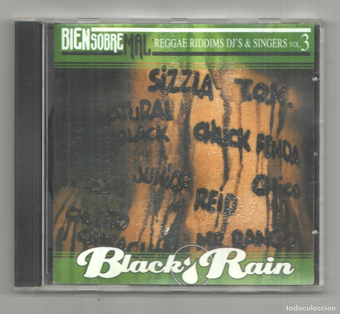 Libros antiguos: CD Musica: Black Rain. Biensobremal, reggae riddims DJ's & Singers vol. 3 - Junior Reid (Keepin it r