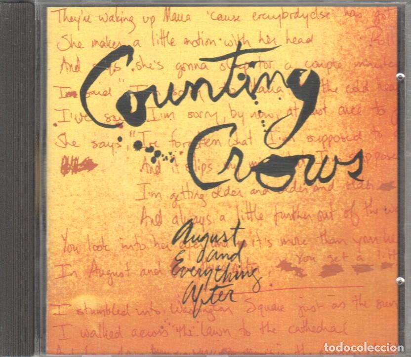 Libros antiguos: CD Musica: Counting Crows - August and everythig after - Counting Crows - Foto 2
