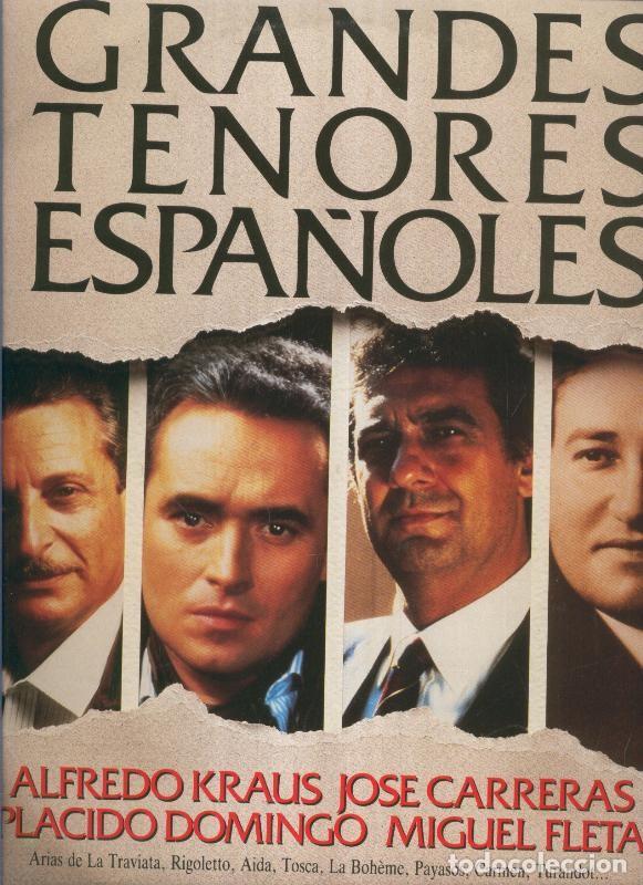 Libri antichi: LP: GRANDES TENORES ESPA&Ntilde;OLES - Varios