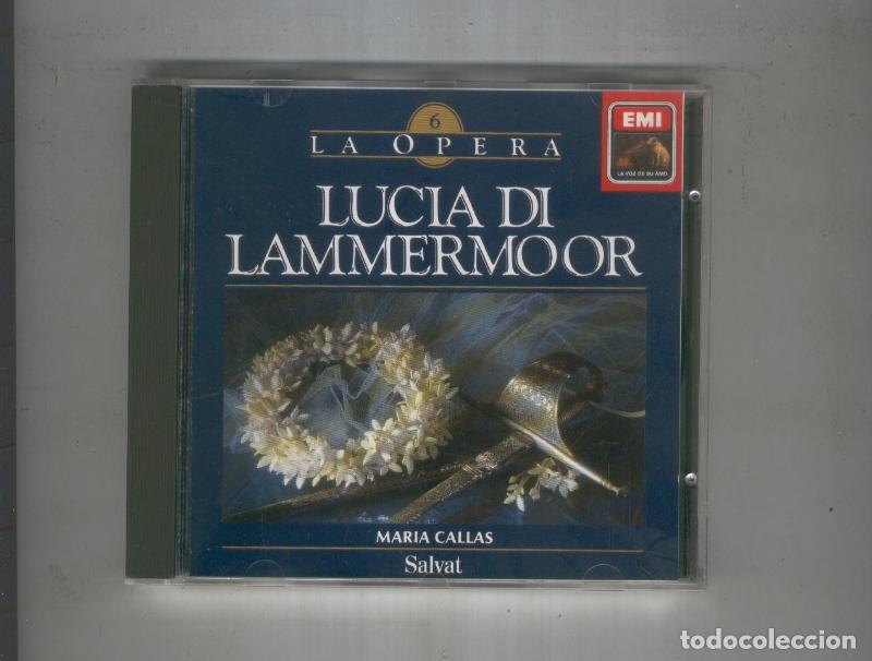 Libros antiguos: CD: LUCIA DI LAMMERMOOR coleccion LA OPERA SALVAT - VARIOS