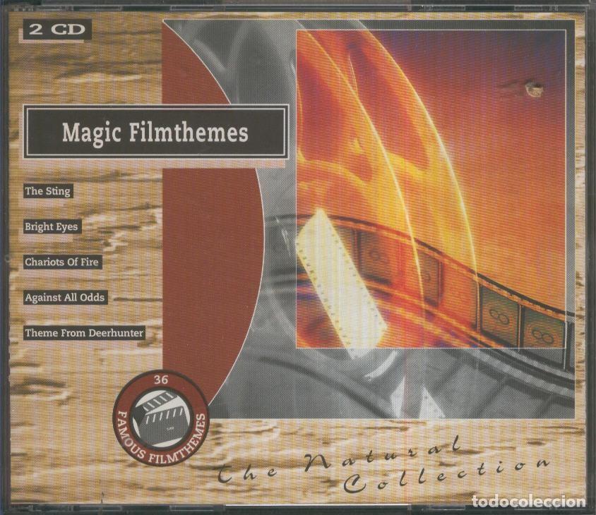 Libros antiguos: CD Musica: The Natural Collection - MAGIC FILTHEMES (Doble CD) - VARIOS