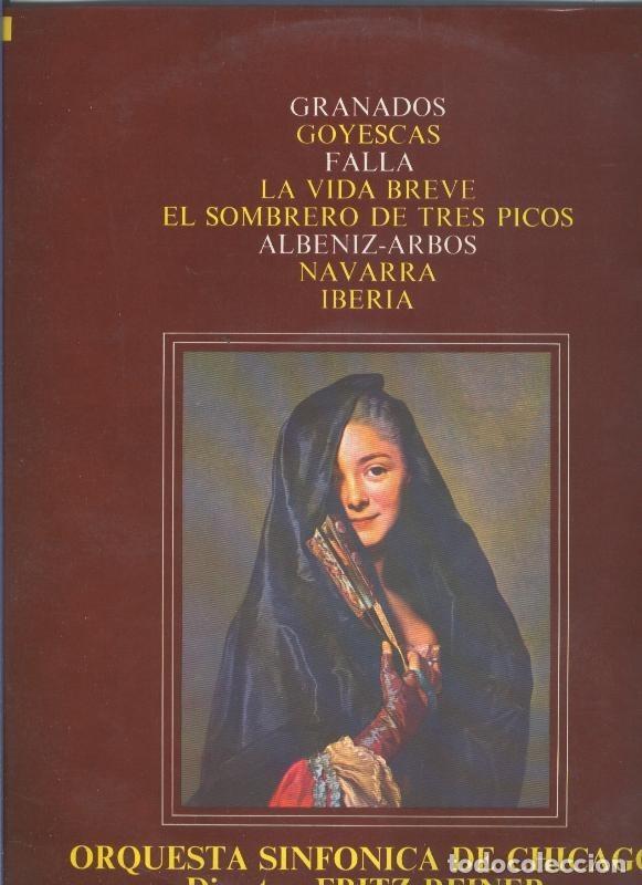 Libros antiguos: Disco LP: Orquesta Sinfonica de Chicaco, Fritz Reiner, director - Varios