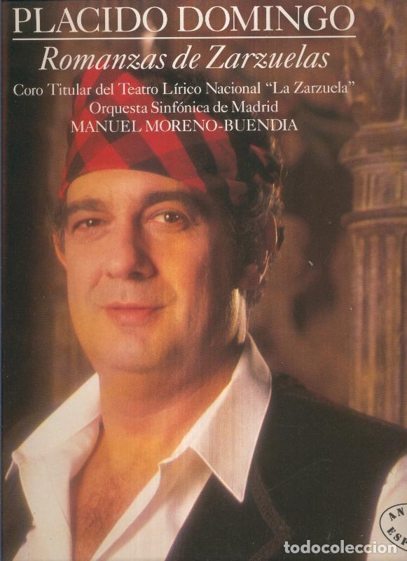 Libri antichi: LP: PLACIDO DOMINGO Romanzas y Zarzuelas. - PLACIDO DOMINGO