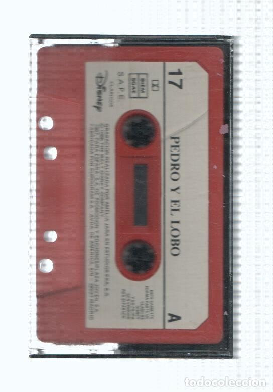 Libros antiguos: Cassete-Cuentos: Disney Cuentos, Numero 17 - PEDRO Y EL LOBO / EL HERMANO RABITO Y EL MU&Ntilde;ECO DE BREA