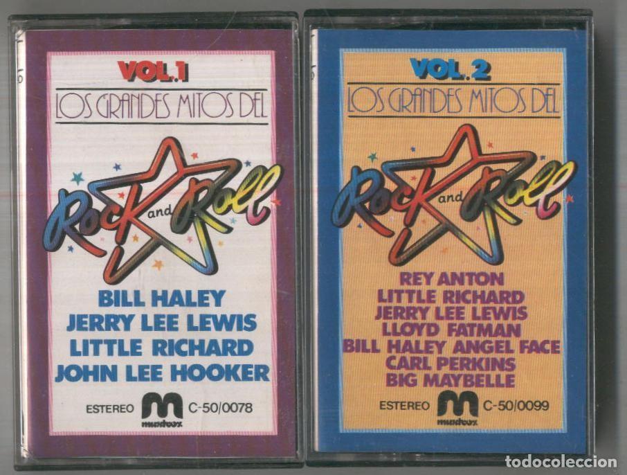 Old books: Cinta Casete: LOS GRANDES MITOS DEL ROCK AND ROLL - Vol.01 y Vol.02 - VARIOS