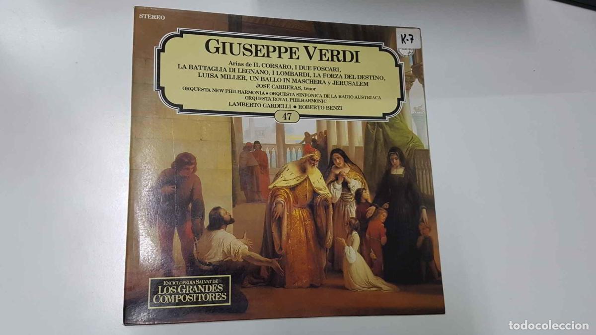 Libri antichi: LP, Philips: Giuseppe Verdi, Arias para Tenor - num 47 de Enciclopedia Salvat de los Grandes Compos