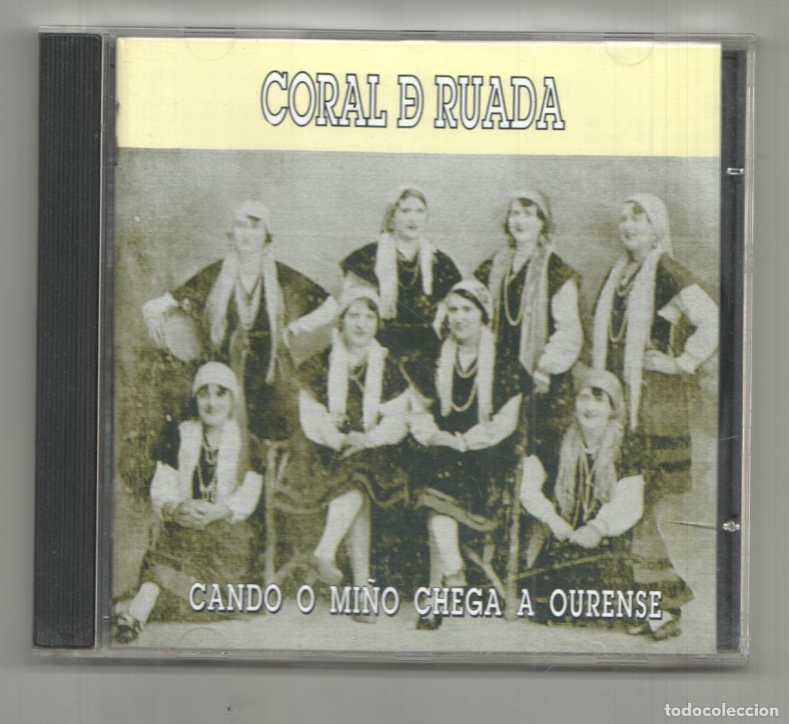 Libros antiguos: CD Musica: Coral de Ruada - Cando o Mi&ntilde;o Chega a Ourense. Airi&ntilde;os airi&ntilde;os aires - NULL