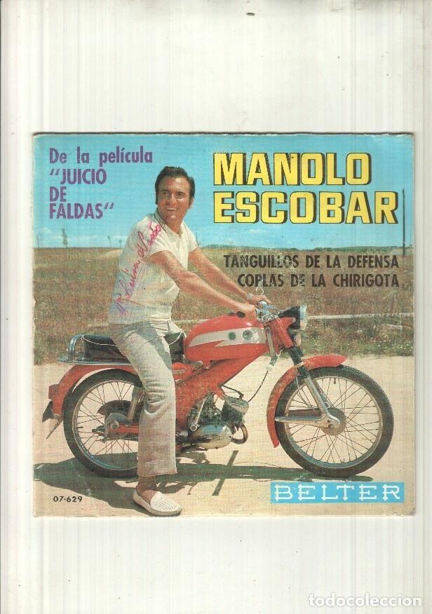 Libros antiguos: EP 7: Manolo Escobar - Juicio de faldas&rdquo; - NULL