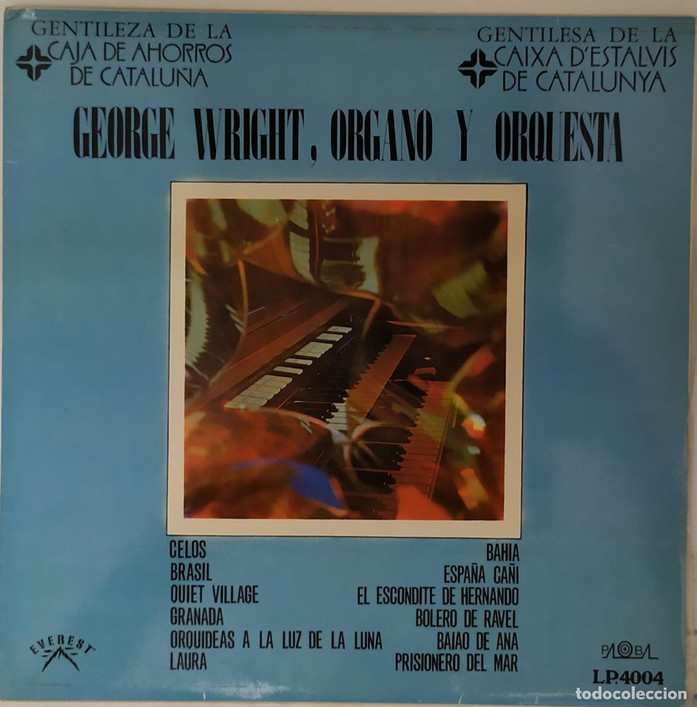 Libros antiguos: Disco/Vinilo-LP: George Wright, Organo y orquesta - George Wright - Foto 1