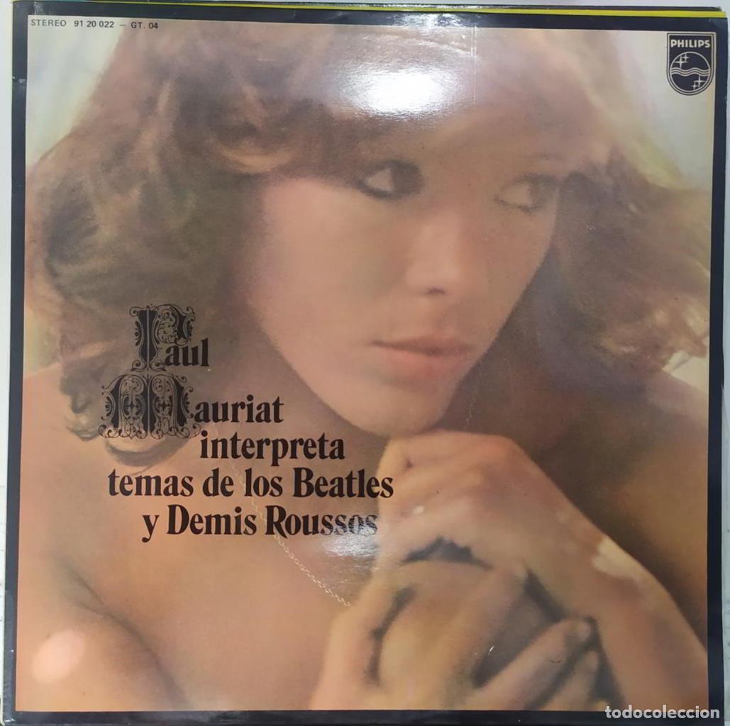 Libros antiguos: Vinilo-LP: Paul Mauriat interpreta temas de los Beatles y Demis Roussos - Paul Mauriat