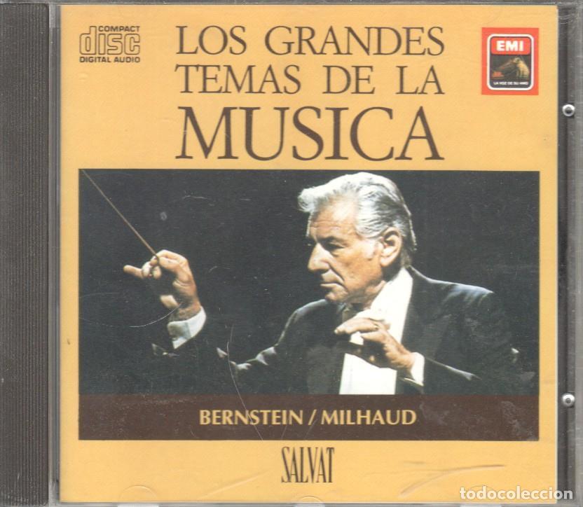Libri antichi: CD Musica: Los grandes temas de la musica Num. 15: Bernstain/Milhaud - Orquesta Nacional de Francia