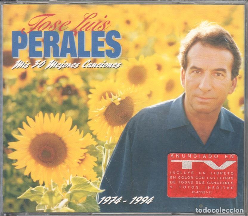 Libros antiguos: Doble CD Musica: Jose Luis Perales - Mis 30 mejores canciones - Jose Luis Perales