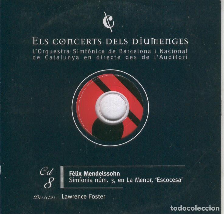 Libros antiguos: CD-Musica: ELS CONCERTS DELS DIUMENGES CD.08, MENDELSSOHN - (El Periodico)
