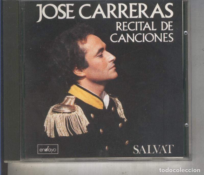 Libros antiguos: CD Musica: Jose Carreras, recital de canciones - Varios