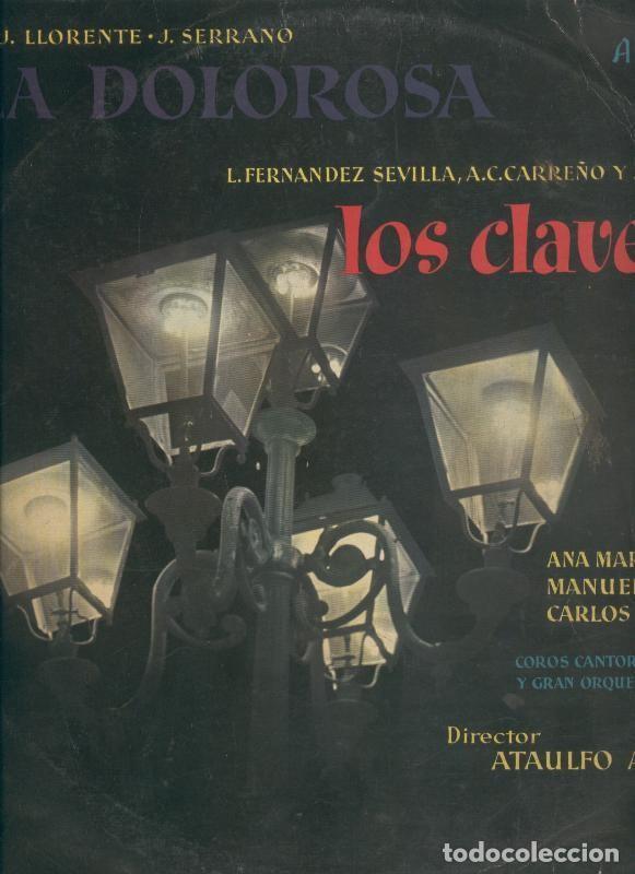 Libri antichi: Disco LP: La Dolorosa y Los Claves - Varios