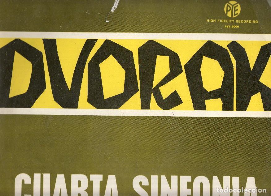 Libri antichi: Disco/Vinilo-LP: DVORAK : CUARTA SINFONIA - Orquesta THE HALLE (RCA) - Bach y Purcell