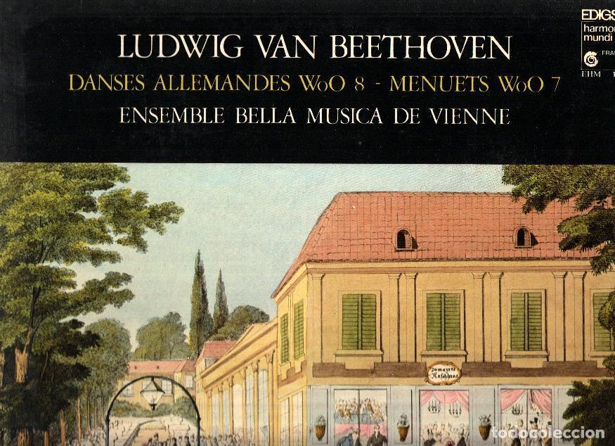 Libri antichi: Disco/Vinilo-LP: BEETHOVEN - Danses Allemandes WoO 8 y Menuets WoO 7 (Edigsa) - Schubert