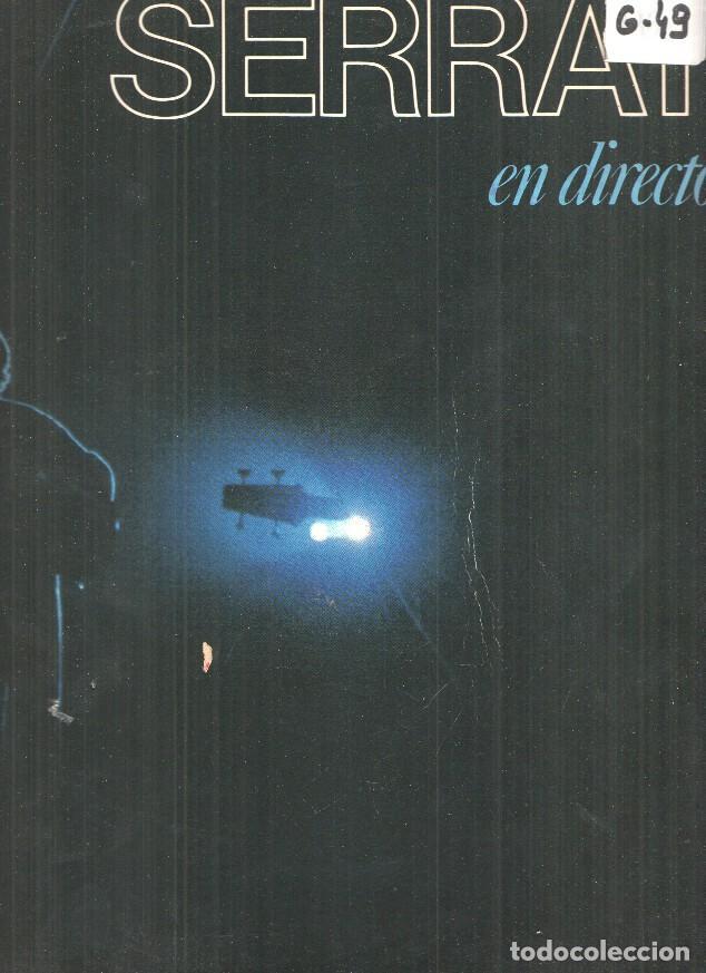Libros antiguos: LP doble: Serrat en directo - Foto 1