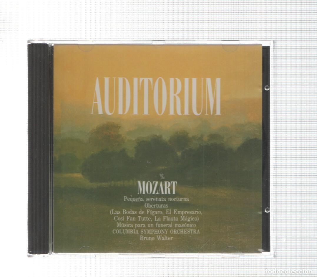 Libri antichi: CD: CBS: Auditorium. Mozart. Peque&ntilde;a serenata nocturna. Oberturas - Walter